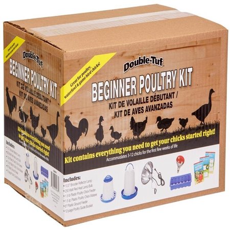 LITTLE GIANT Double-Tuf Poultry Kit For Game Birds/Poultry DTBPKIT
